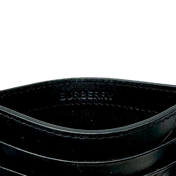 🔴 Burberry TB Monogram Card Holder Wallet - Embossed Black - Picture 3 of 8